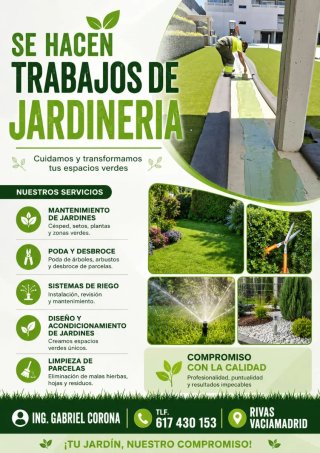Jardineria, desbroce y pintura