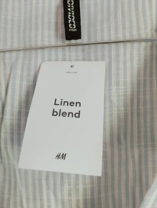 Camicetta H&M a righe bianco e celeste
