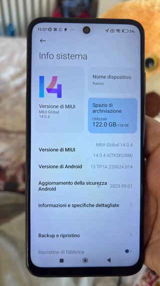 Xiaomi Redmi Note 10 5G 128GB Nero Dual SIM