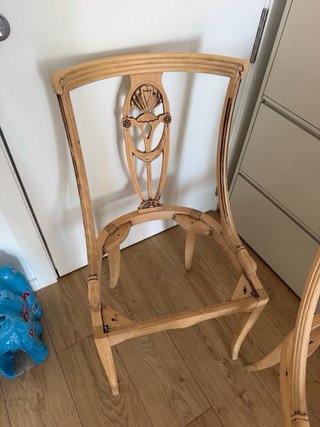 2 Sillas Vintage Madera maciza Haya