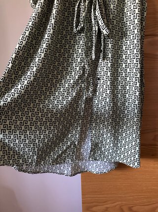 Vestido camisero estampado