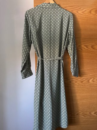 Vestido camisero estampado