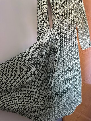 Vestido camisero estampado