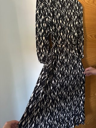 Vestido largo estampado Zara