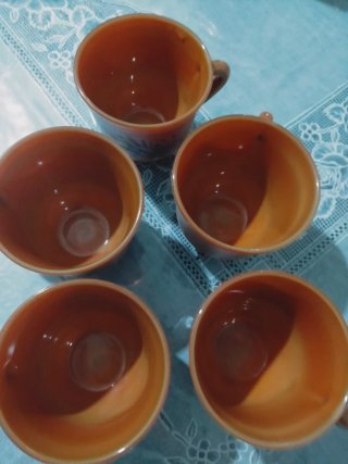Juego 5 Tazas Arcopal Volcán Vintage