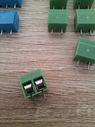 Lote Conectores PCB Azul y Verde