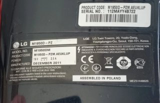 Monitor LG Negro