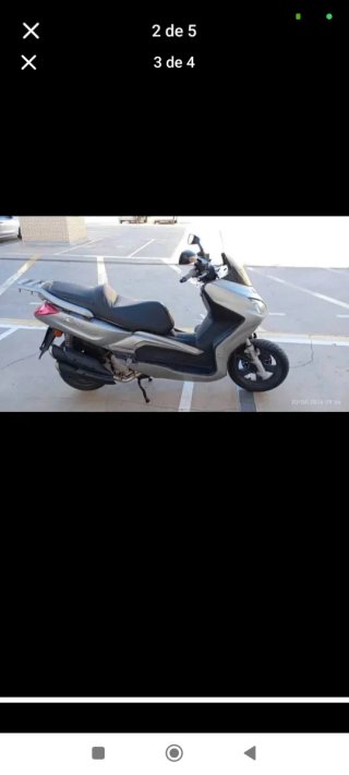 Moro 125 Maxi Scooter Plata