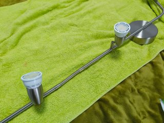 Lámpara de techo moderna metal y plástico