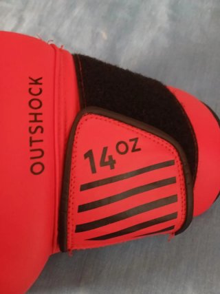 Guantes Boxeo Outshock 14 oz Rojos
