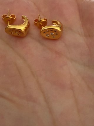 Pendientes Gota Circonitas Dorados
