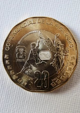 Set 4 Monedas Mundial FIFA 2026 México Bimetálicas