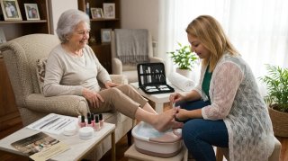Servicio a domicilio de manicura y pedicura