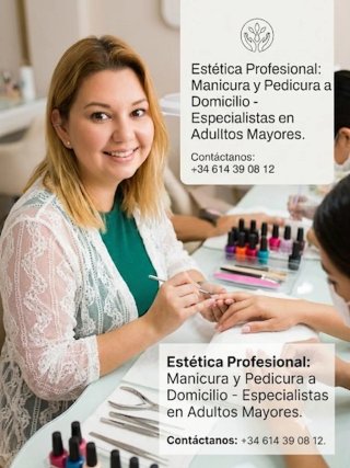 Servicio a domicilio de manicura y pedicura