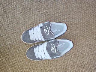 Adidas Campus Gris y Blanco