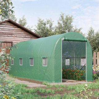 Serra a Tunnel da Giardino 5x2x2 m con 8 Finestre