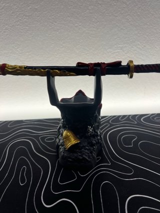 Soporte Mando PS4 - Máscara Oni Roja