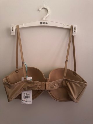 Sujetador Gisela Nude Push Up Tirantes Extraíbles