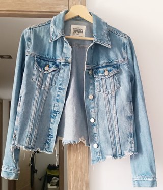 Chaqueta vaquera TRF azul