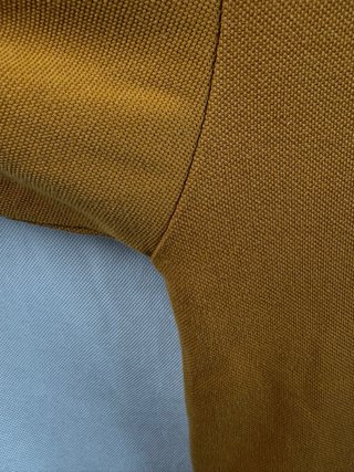 Camisa Lacoste Vintage Marrón Mostaza