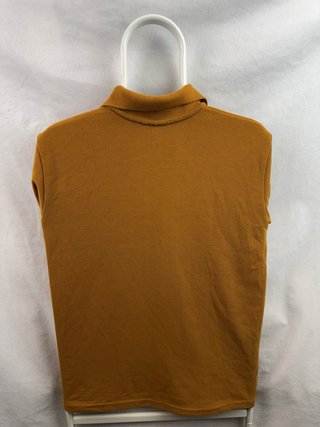 Camisa Lacoste Vintage Marrón Mostaza