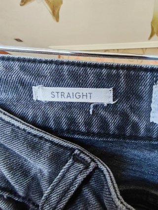 Pantalón vaquero gris Mango Talla S/36