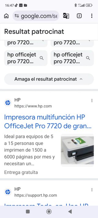 Impresora HP Officejet PRO 7720 A3