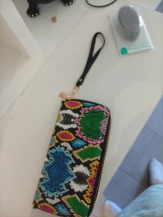 Monedero nuevo estampado serpiente