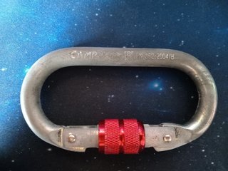 Moschettone Ovale Acciaio CAMP Oval Standard Lock
