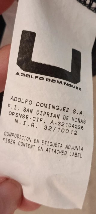 Camiseta sin mangas U Adolfo Domínguez Talla P