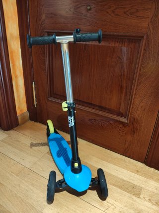 Bicicleta y Patinete 3 Ruedas Azul