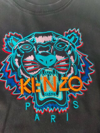 Sudadera Kenzo Tiger Negra Talla M