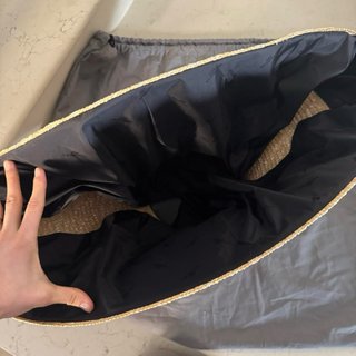 Borsa Balenciaga Panier Paglia Beige/Nero nuova