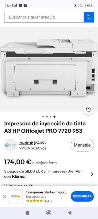 Impresora HP nueva a estrenar com todos los sistem