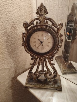 Reloj de sobremesa decorativo estilo vintage