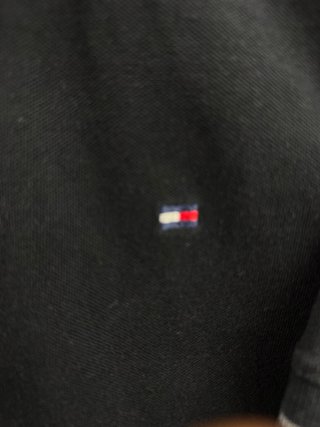 Polo Negro Tommy Hilfiger Premium