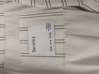 Chaqueta Blazer Rayas oversize Bershka
