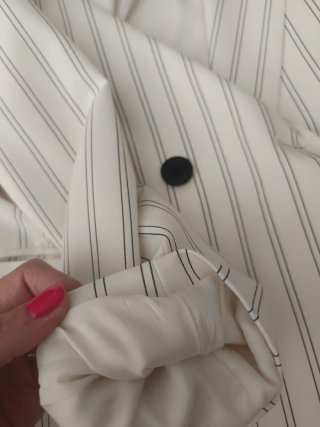 Chaqueta Blazer Rayas oversize Bershka