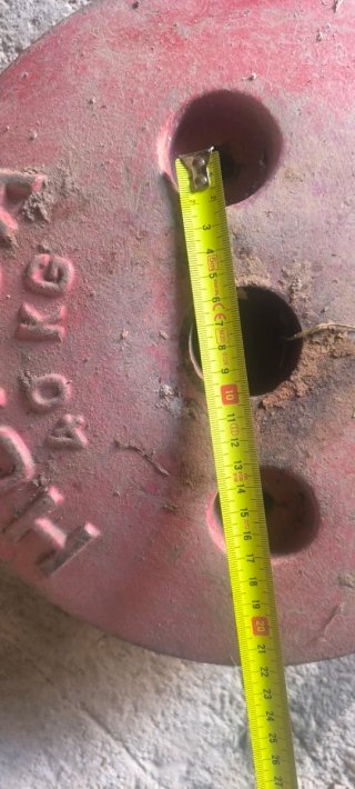 Contrapesos Ruedas Motoazada 2x40kg und