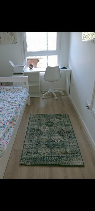 Alfombra azul y verde 80x120