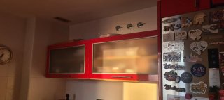 Muebles de cocina rojos