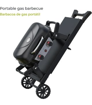 Kekai Barbacoa de Gas de Sobremesa Portátil Erie