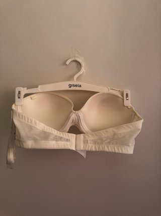 Sujetador novia push up encaje blanco Ivette