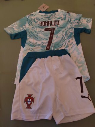 Camiseta Fútbol Portugal Away Niño Talla [Talla 22