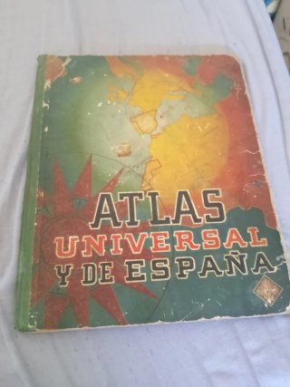 Atlas universal y de España antiguo primera mitad