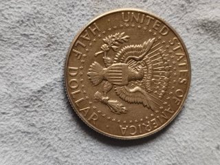Moneda de Plata Media Dólar USA
