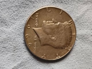 Moneda de Plata Media Dólar USA