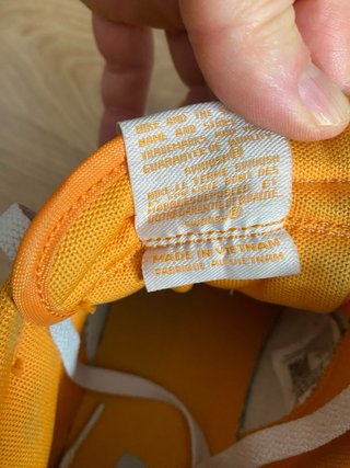 Zapatillas Nike Dunk Low Naranja y Blanco