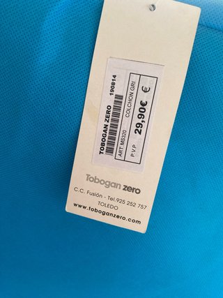 Colchón gris para parque/cuna viaje