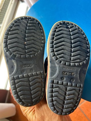 Sandali Crocs bambino bambina 24-25 blu C8 gomma